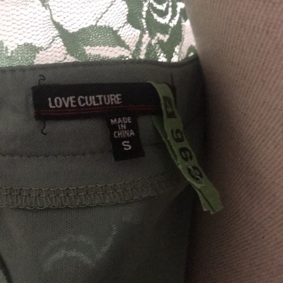 Sage green Rose Panel Lace Maxi Summer Dress - Picture 13 of 16